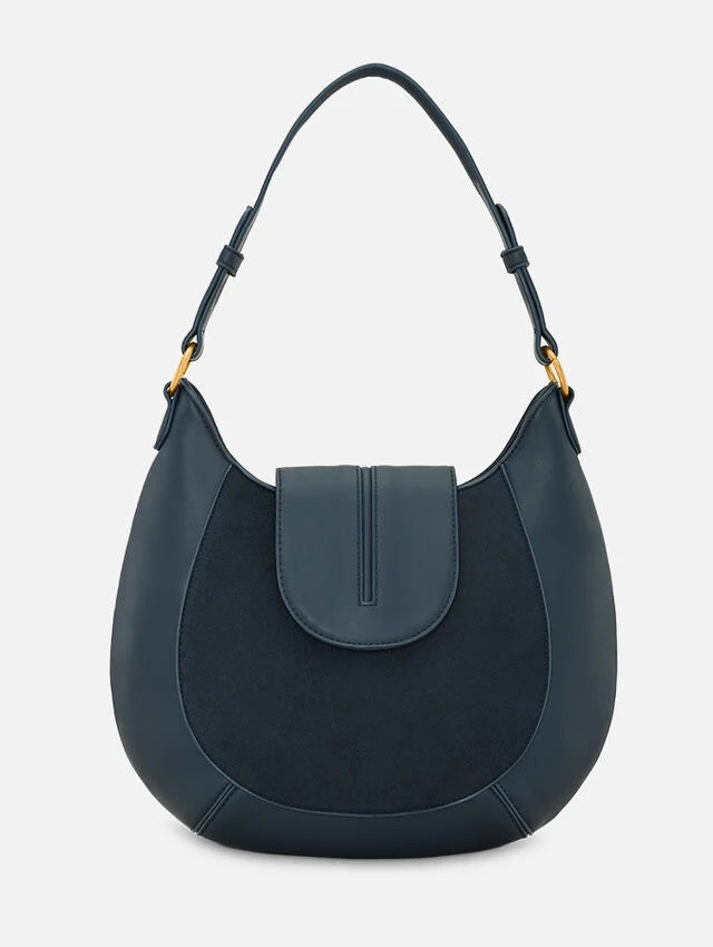 Charlotte Navy Blue Shoulder Bag