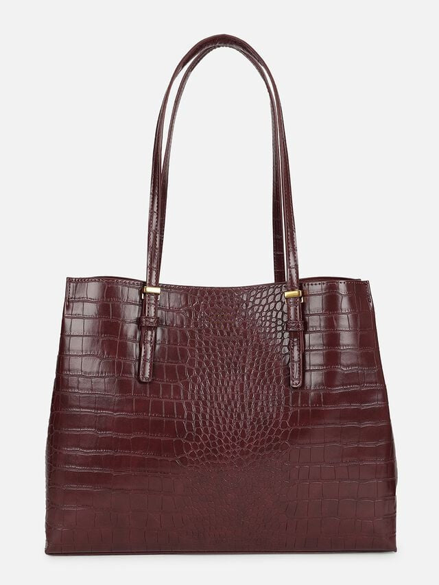 Meadow Tote - Burgundy