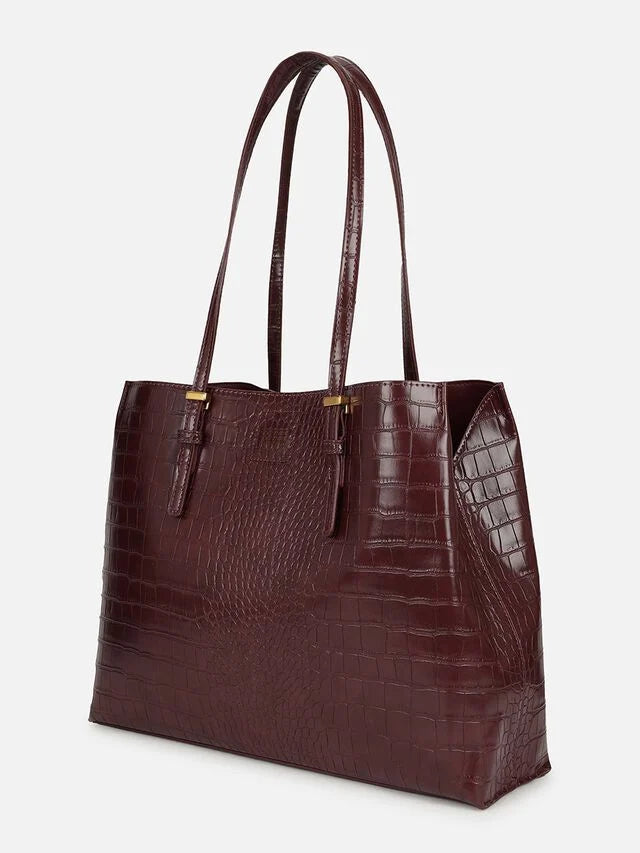 Meadow Tote - Burgundy