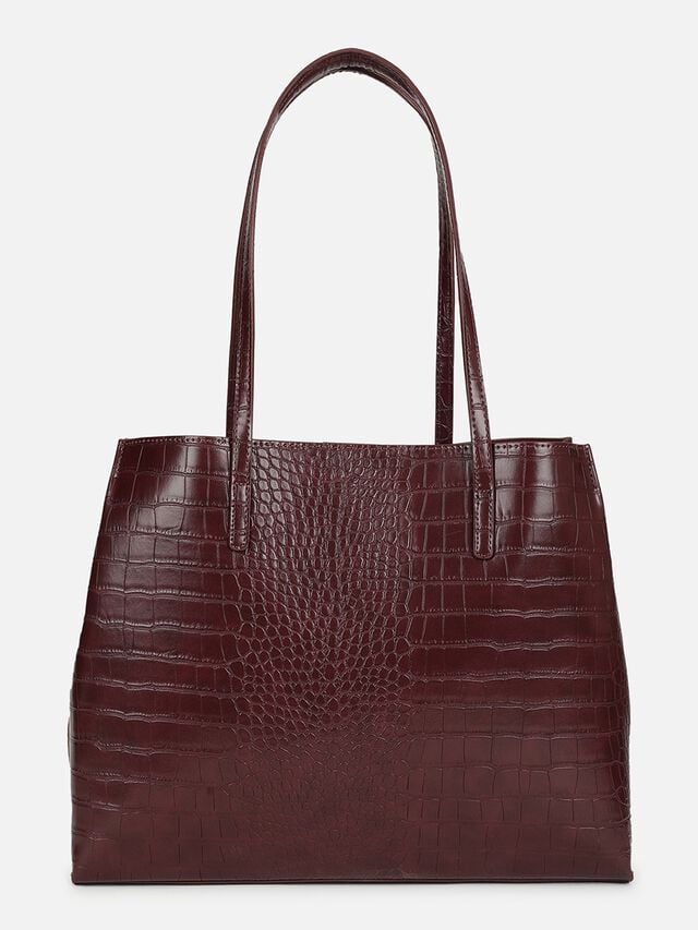 Meadow Tote - Burgundy