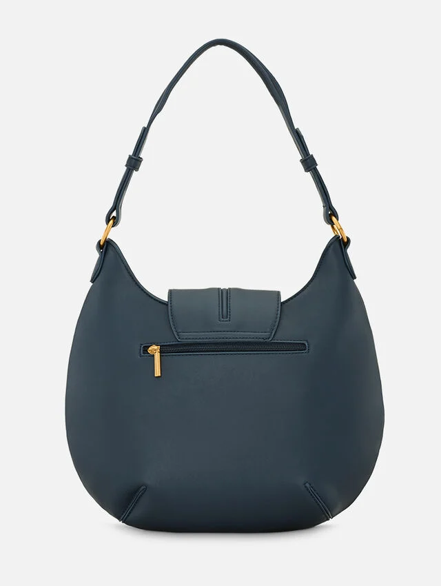 Charlotte Navy Blue Shoulder Bag