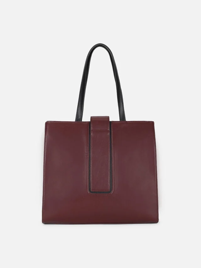 Sloane Work Bag - Burgundy