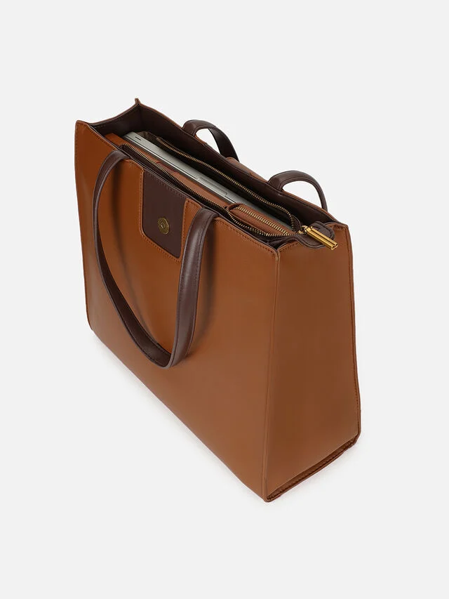 Sloane Work Bag - Tan