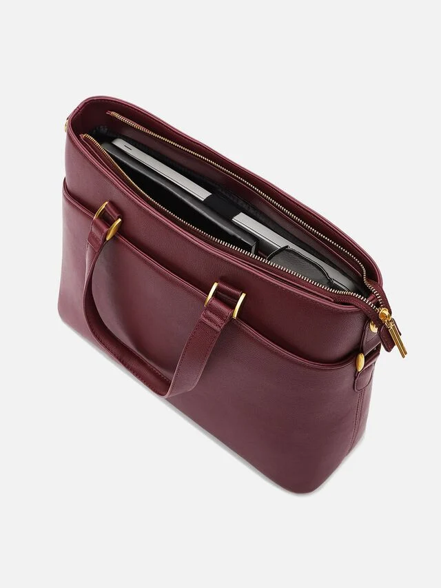 Noa Work Bag - Cherry